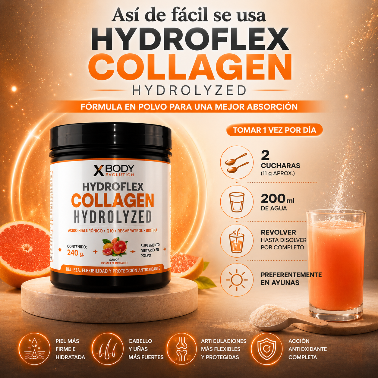 Hydroflex Colágeno 7 en 1